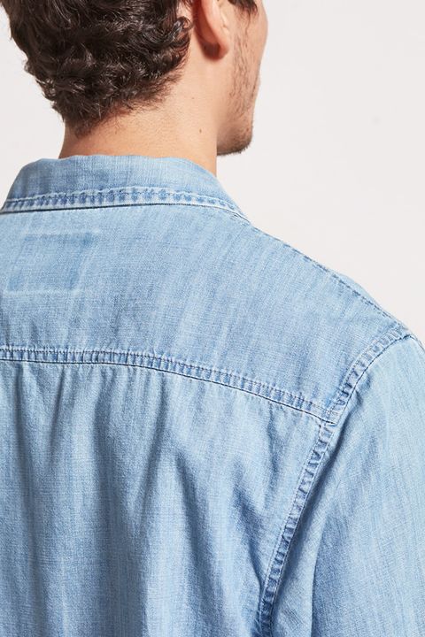 camisa jeans shoulder